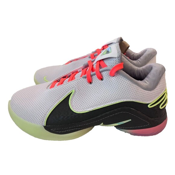Nike NEW Size 10 Lebron XXII White Volt Glow Basketball Shoes FZ1094-101 Men\'s main image 2